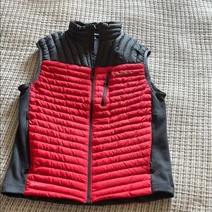 Eddie Bauer first ascent red and black/charcoal vest